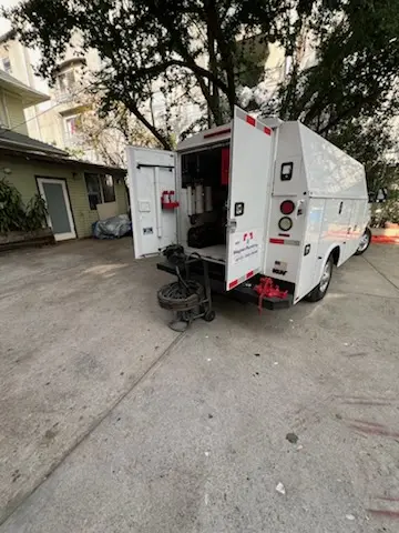 Magnet Plumbing service vehicle on-site for Faucet Repair in North Palm Beach